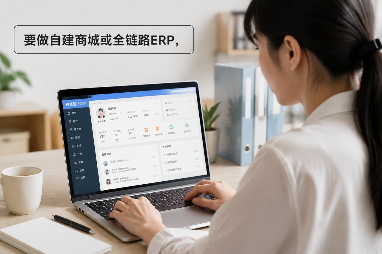 要做自建商城或全链路ERP,别只靠这示意