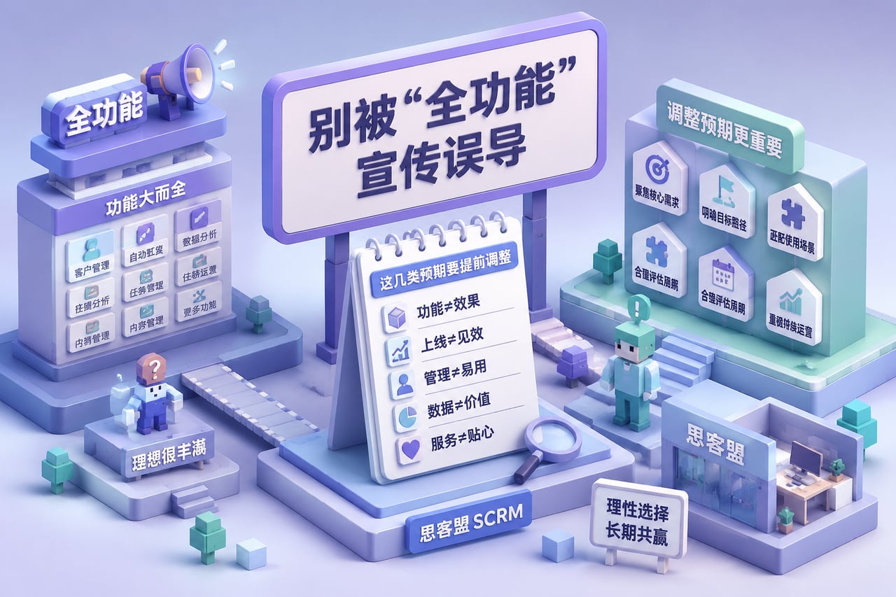 别被“全功能”宣传误导：这几类预期要示意