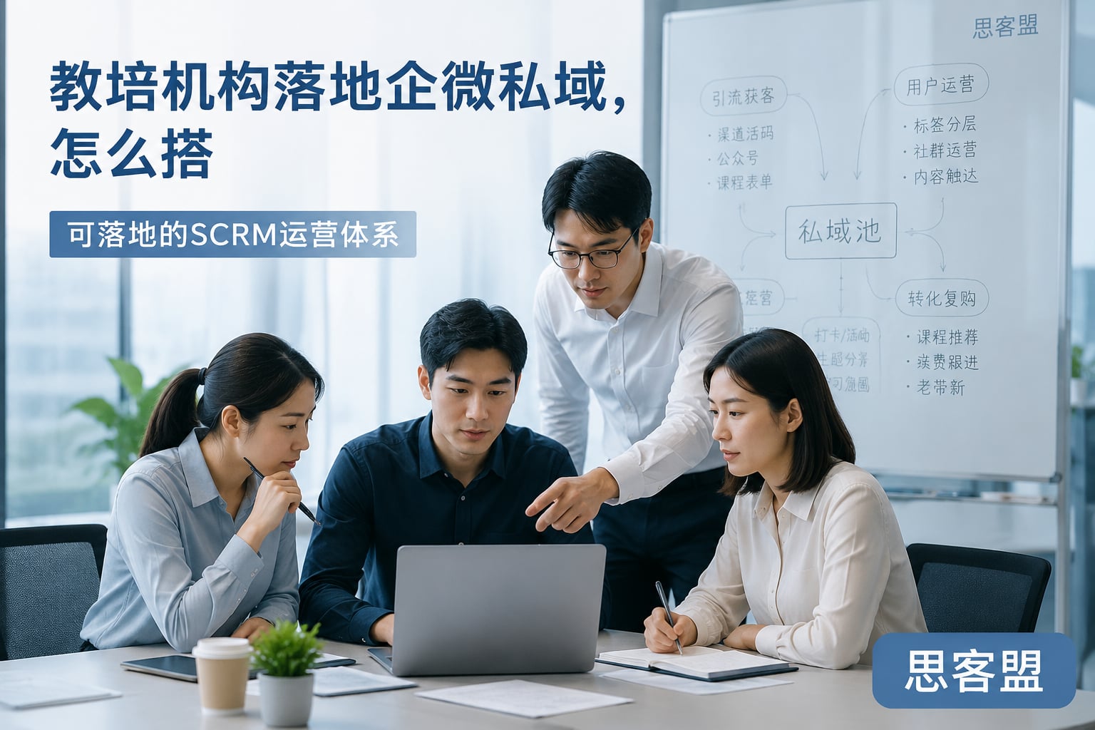 教培机构落地企微私域，怎么搭可落地的SCRM运营体系？