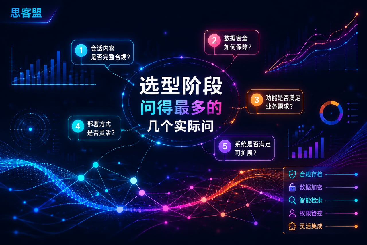 选型阶段问得最多的几个实际问题示意