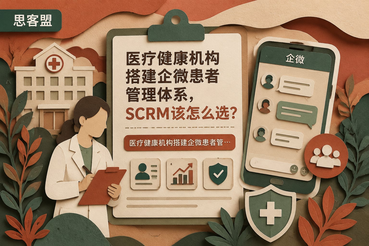 医疗健康机构搭建企微患者管理体系，SCRM该怎么选？