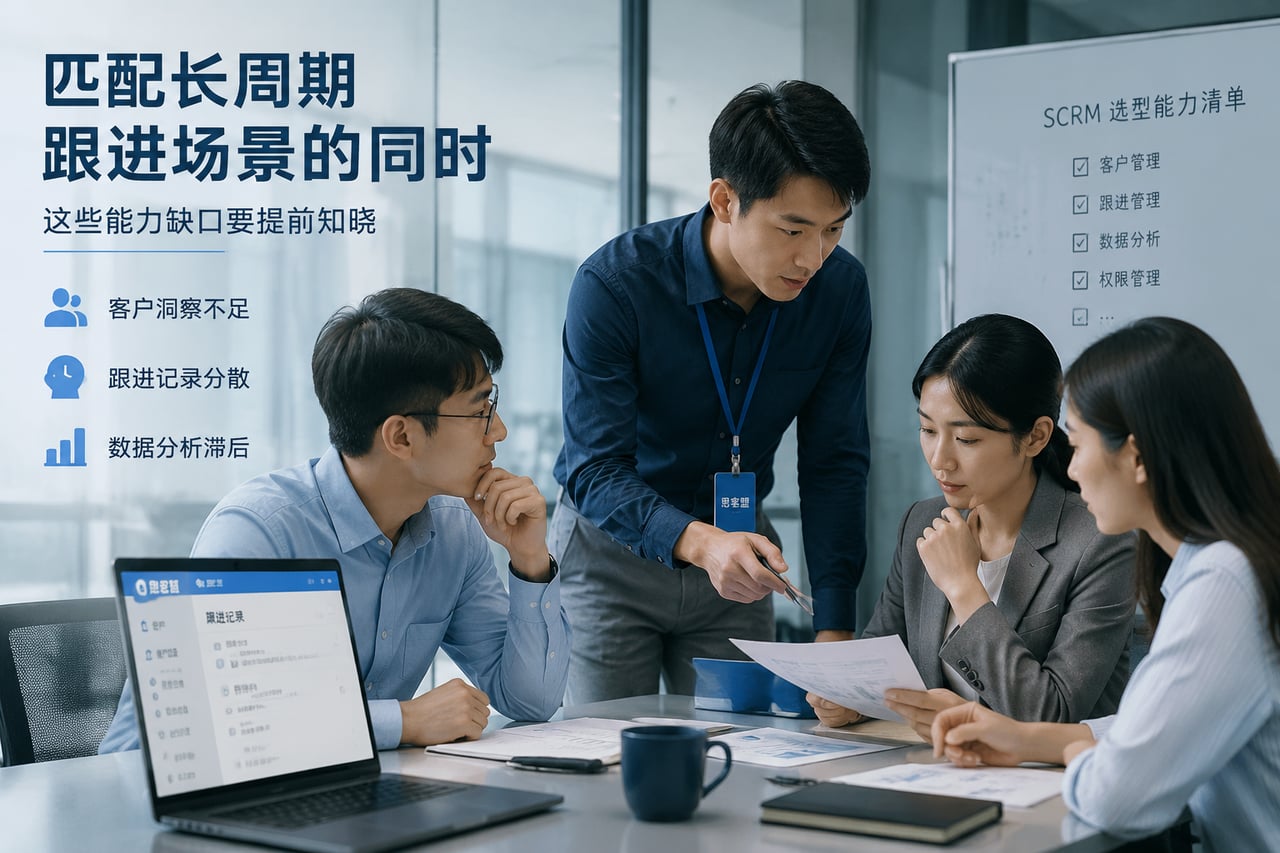 匹配长周期跟进场景的同时，这些能力缺示意