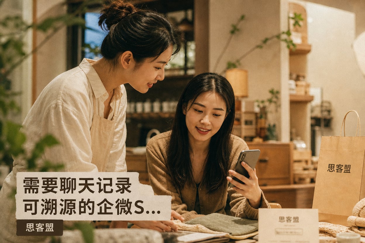 需要聊天记录可溯源的企微SCRM怎么选？先理清原生企微能力边界