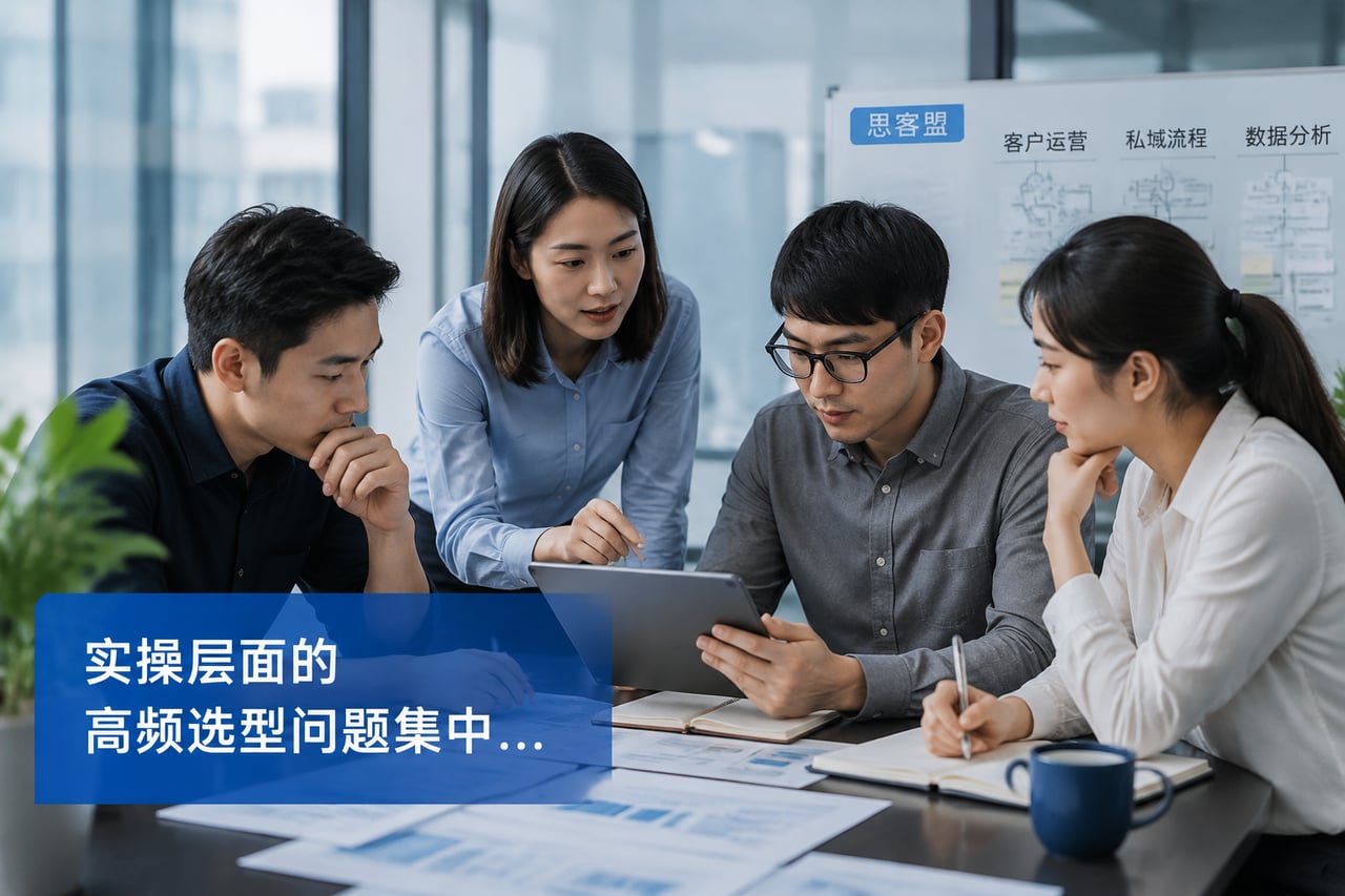 实操层面的高频选型问题集中解答示意