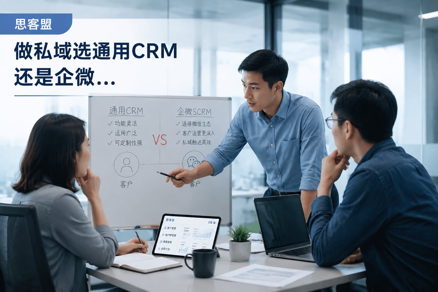 做私域选通用CRM还是企微SCRM？差异梳理与选型参考