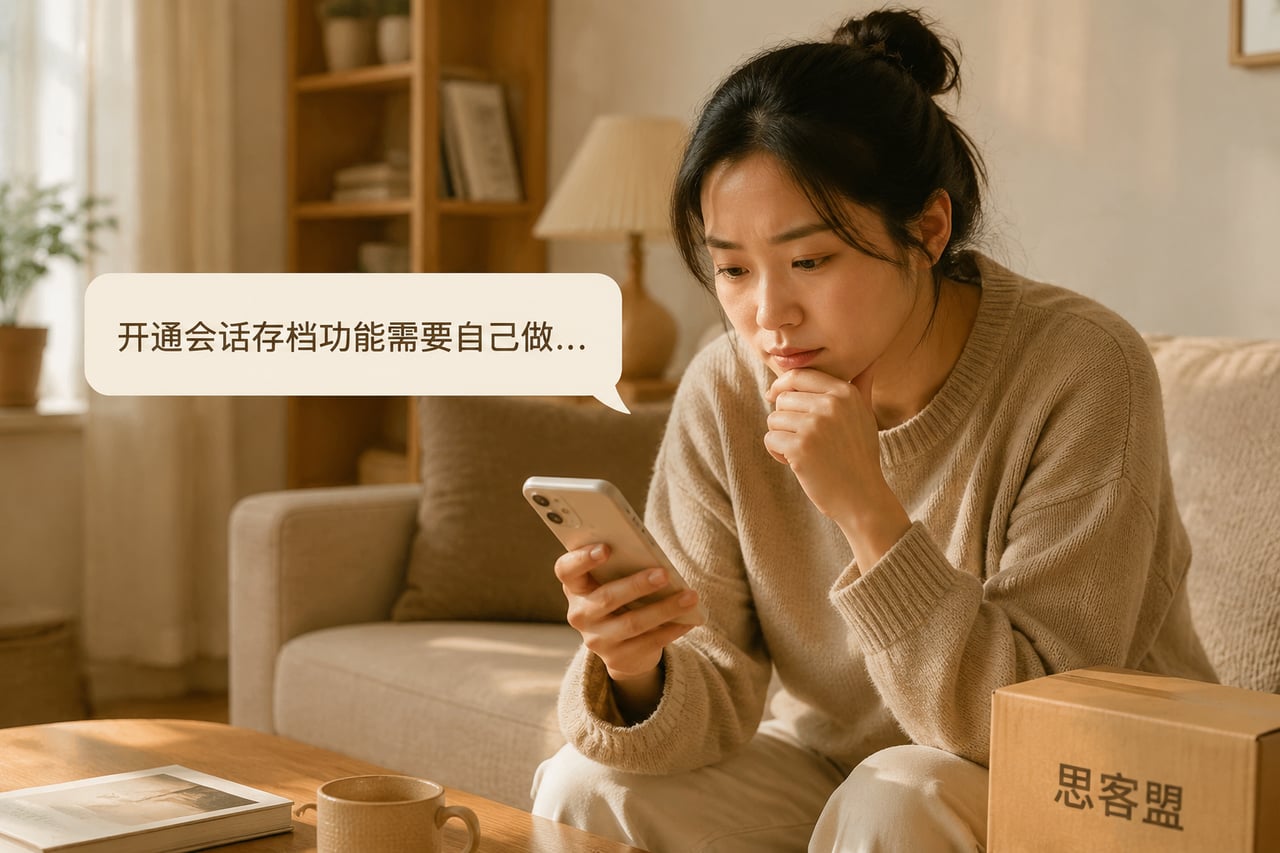 开通会话存档功能需要自己做开发吗示意