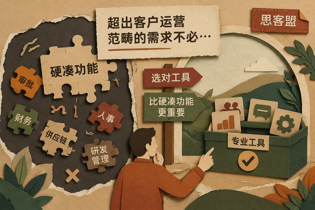 超出客户运营范畴的需求不必强匹配:选示意
