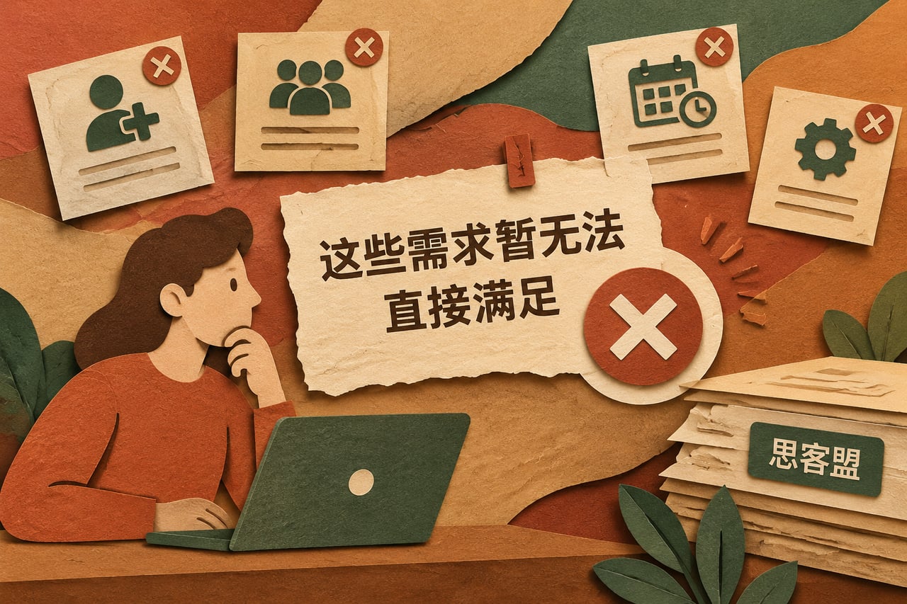 这些需求暂无法直接满足，不必勉强匹配示意