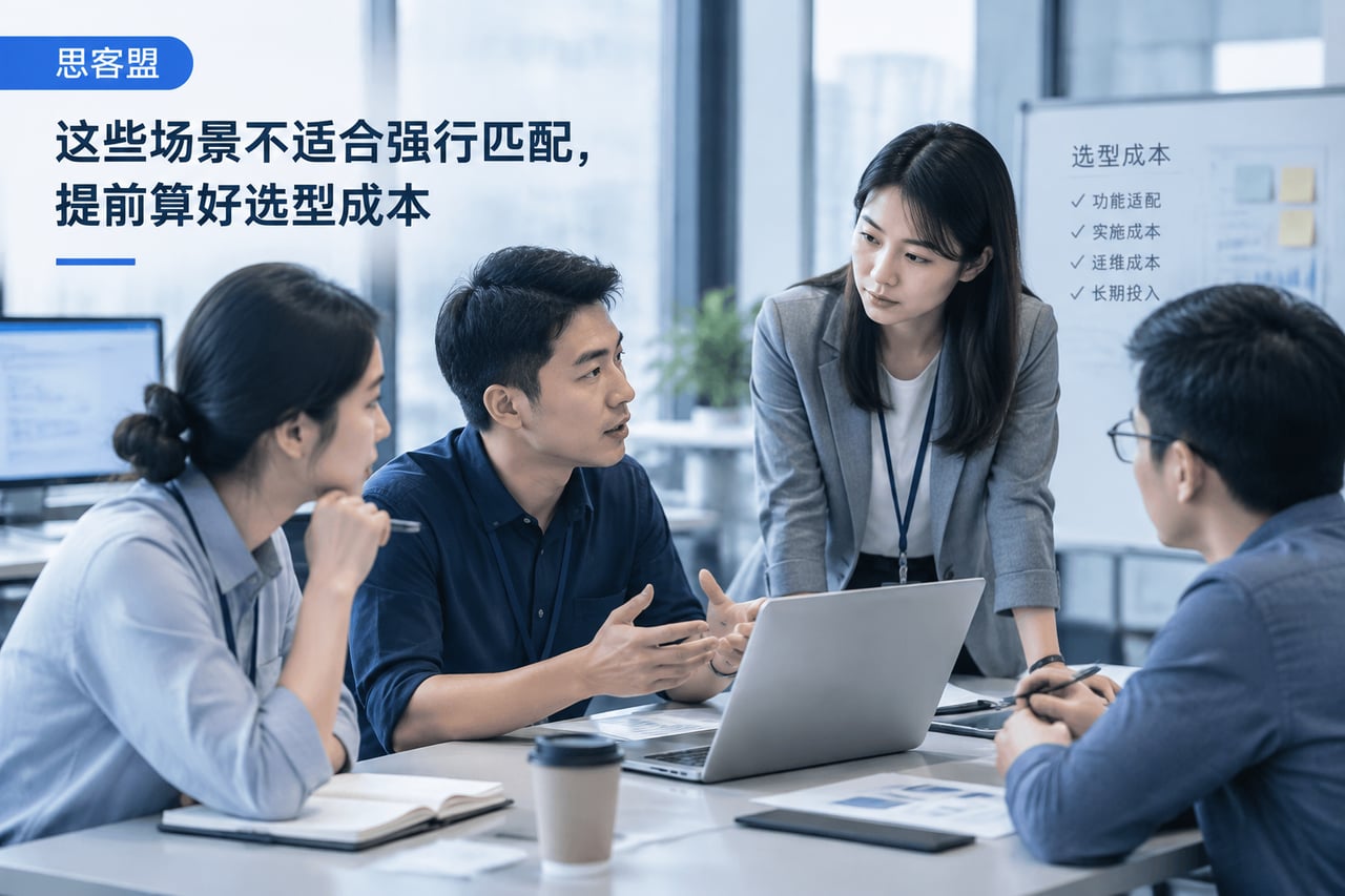 这些场景不适合强行匹配，提前算好选型示意