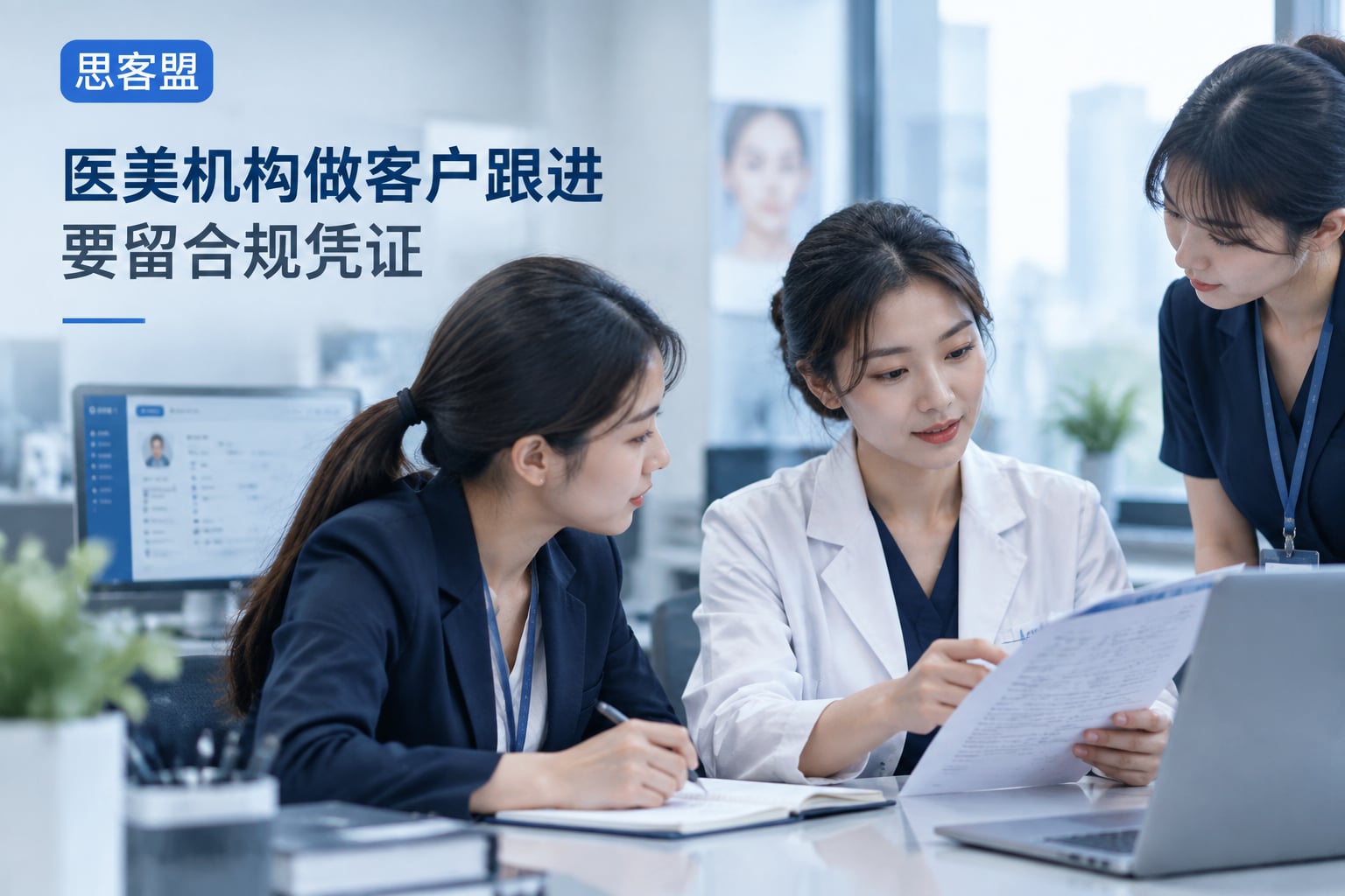 医美机构做客户跟进要留合规凭证，选企微SCRM该看什么？