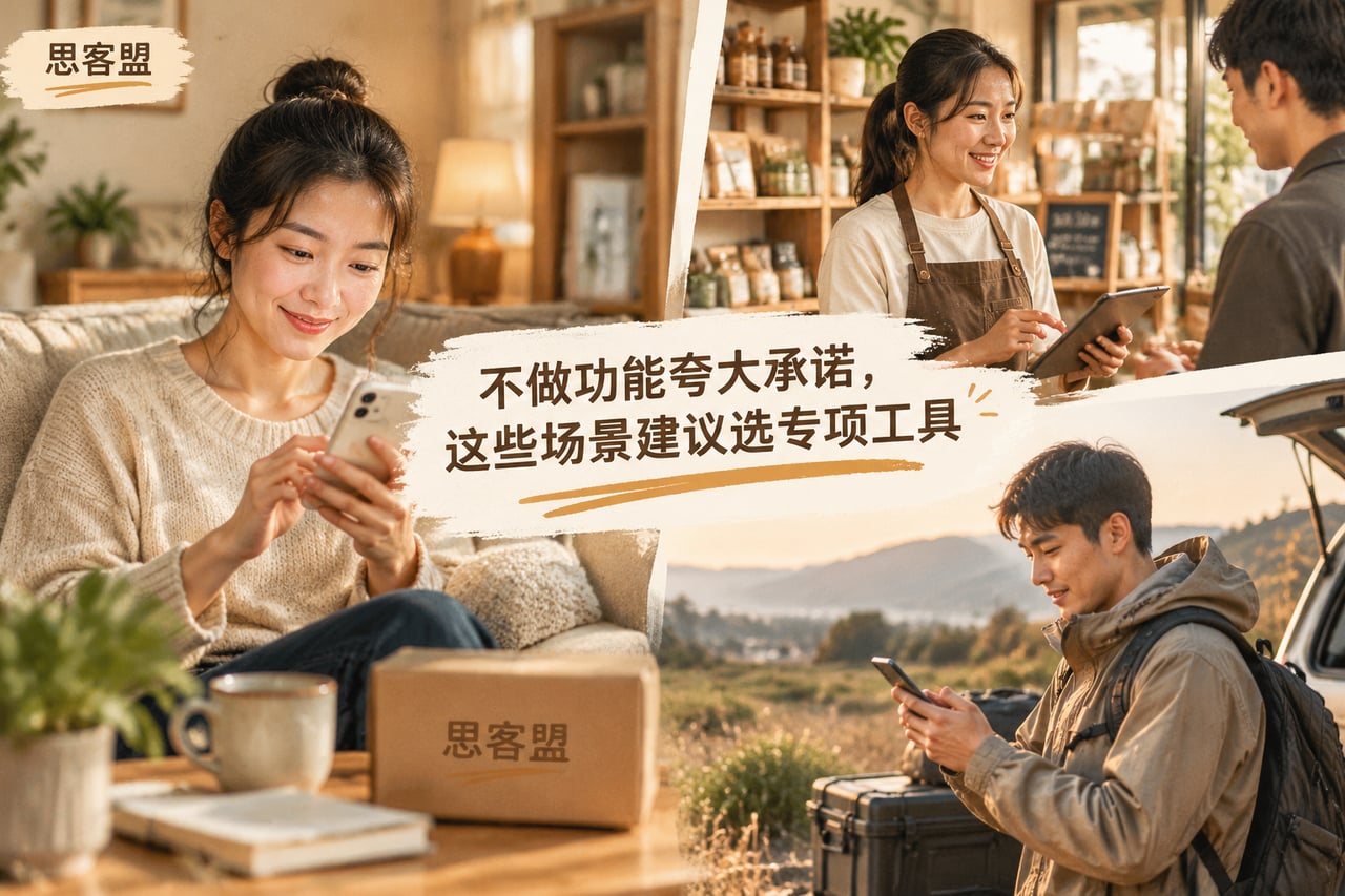 不做功能夸大承诺，这些场景建议选专项示意