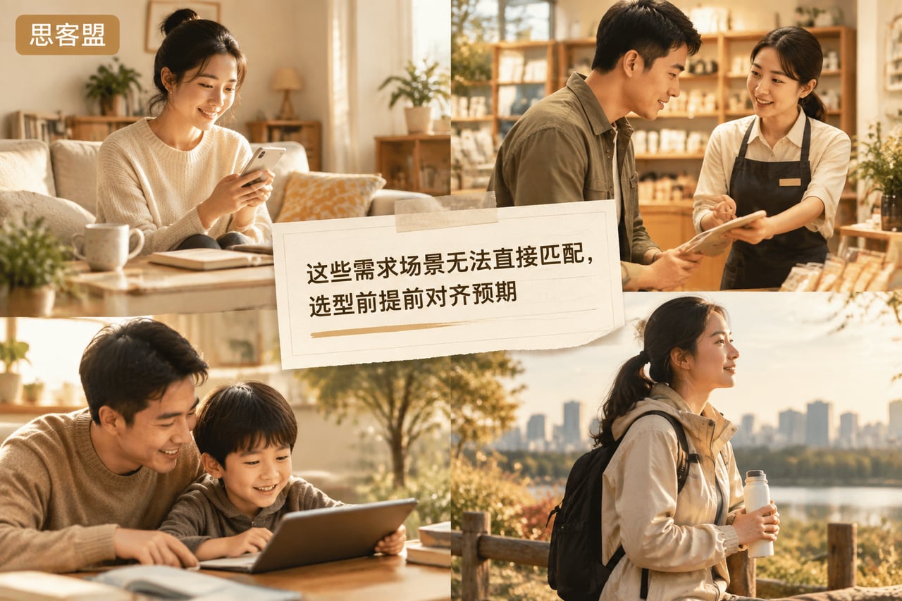 这些需求场景无法直接匹配,选型前提前示意