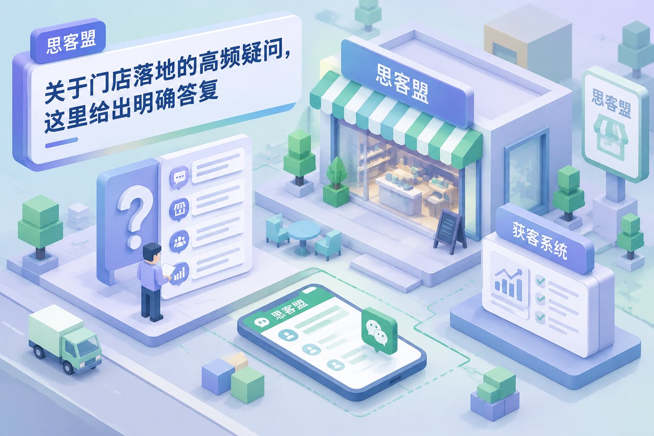 关于门店落地的高频疑问，这里给出明确示意