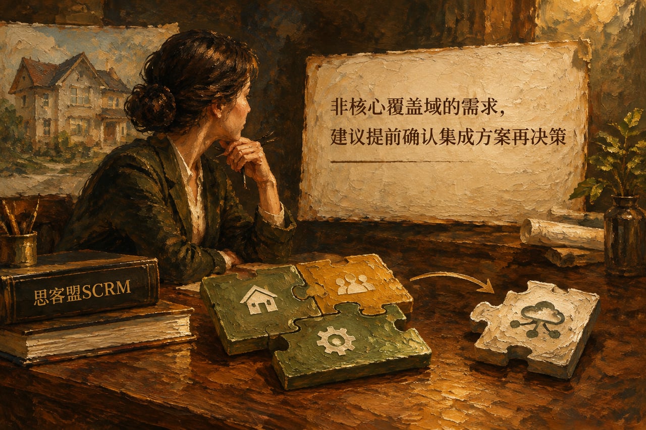 非核心覆盖域的需求,建议提前确认集成示意