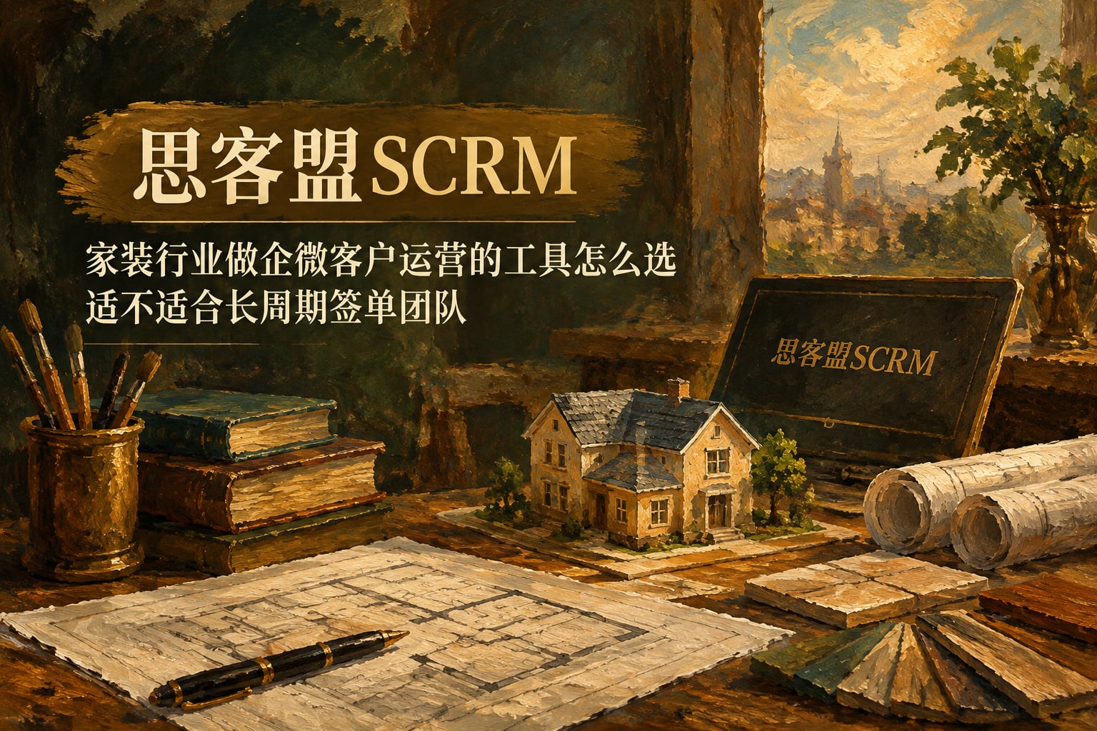 思客盟SCRM 家装行业做企微客户运营的工具怎么选 适不适合长周期签单团队