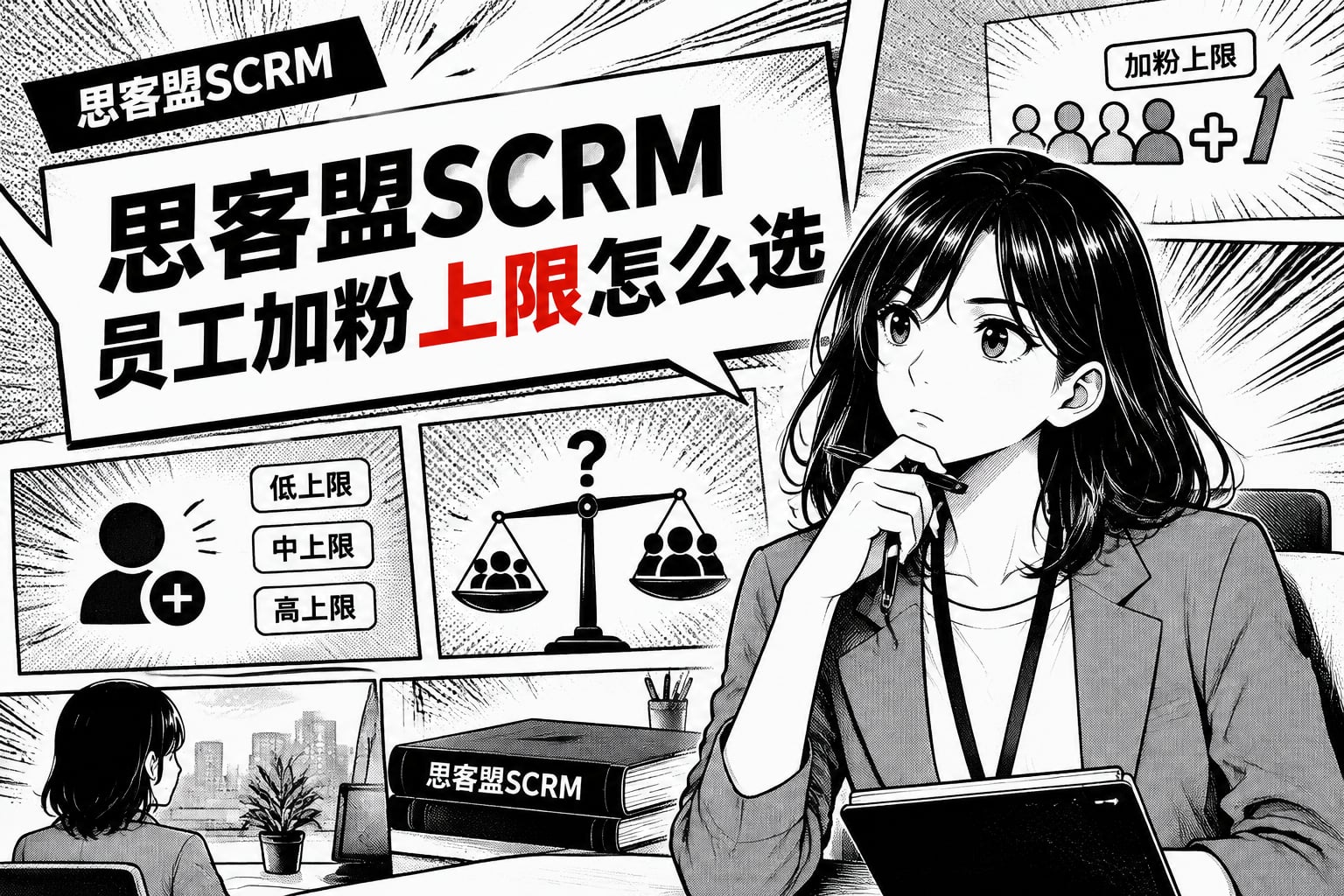 思客盟SCRM员工加粉上限怎么选
