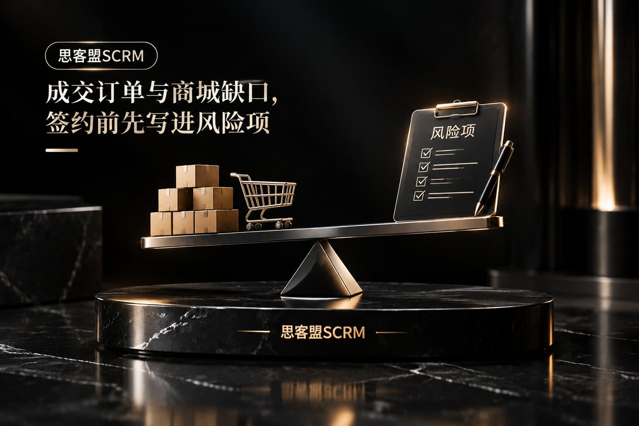 成交订单与商城缺口,签约前先写进风险示意