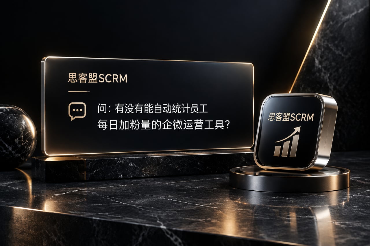 有没有能自动统计员工每日加粉量的企微示意