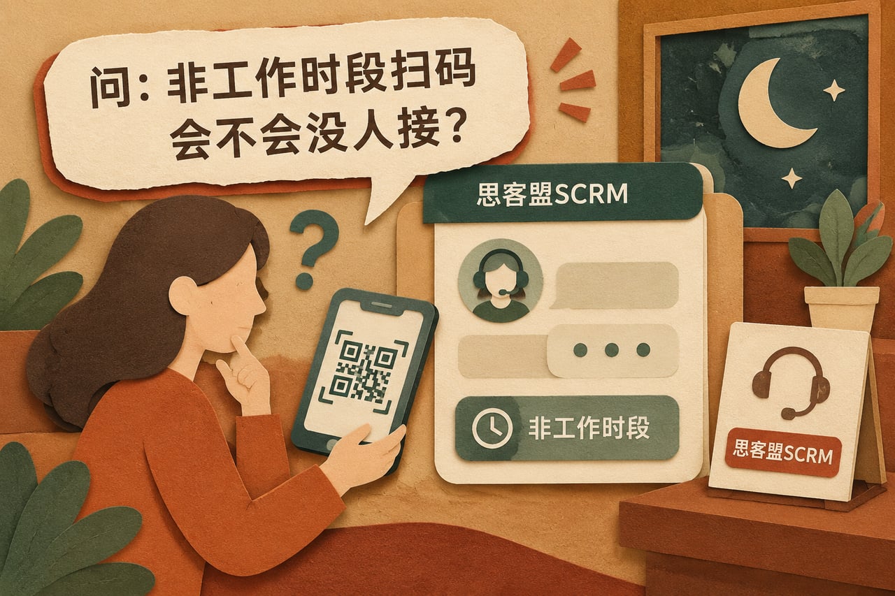 非工作时段扫码会不会没人接示意