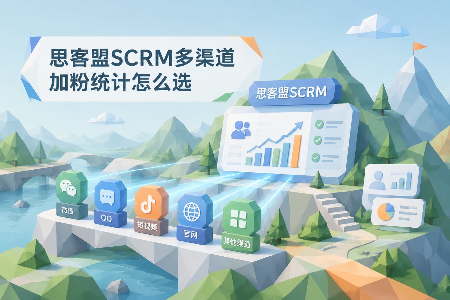 思客盟SCRM多渠道加粉统计怎么选