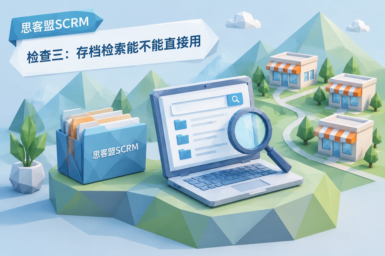 检查三:存档检索能不能直接用示意
