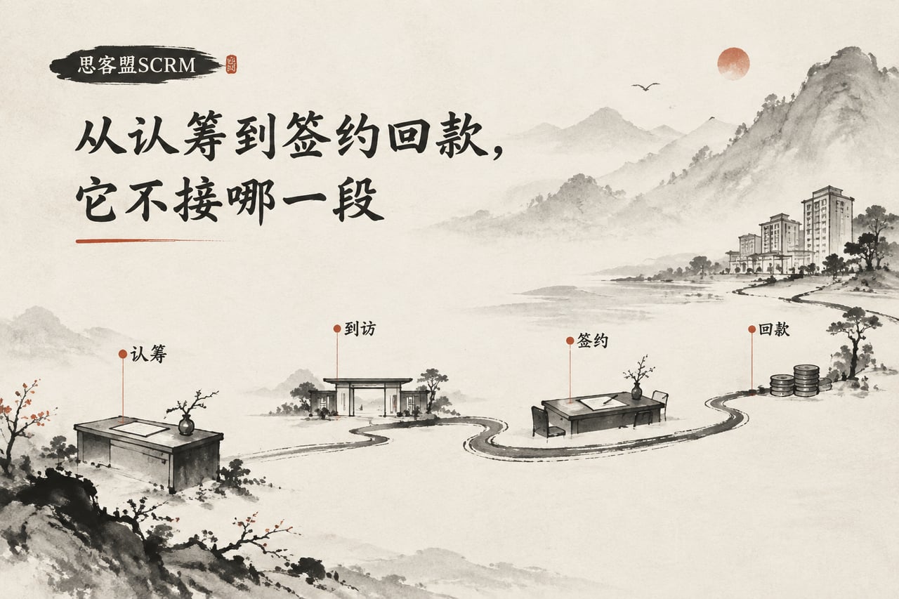 从认筹到签约回款,它不接哪一段示意