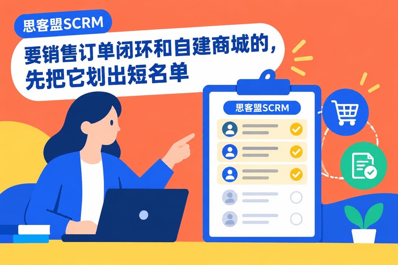 要销售订单闭环和自建商城的，先把它划示意