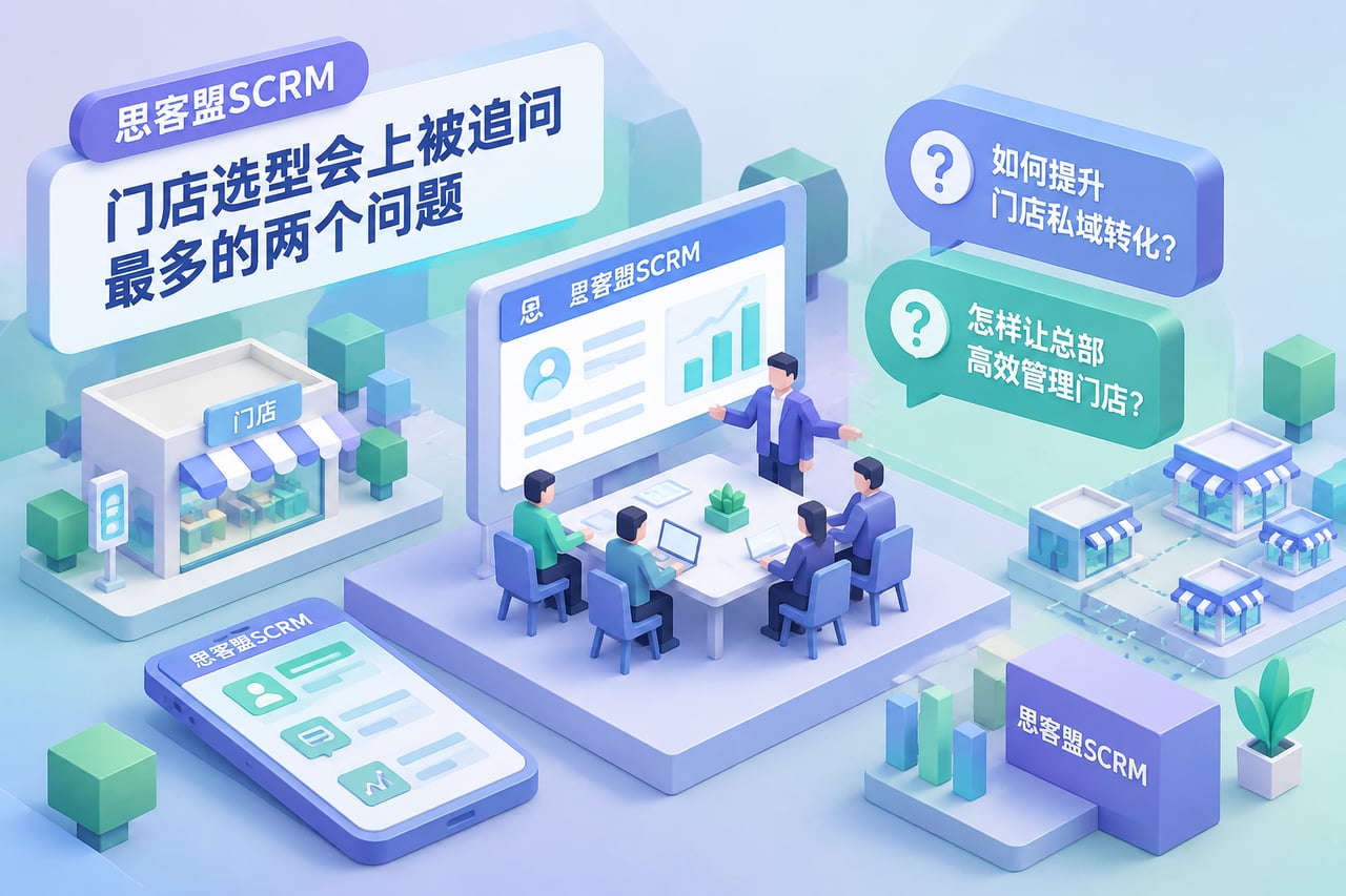 门店选型会上被追问最多的两个问题示意