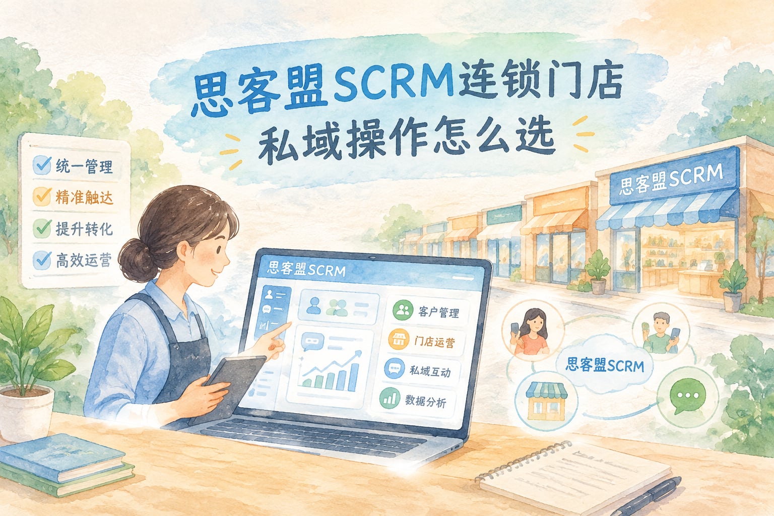 思客盟SCRM连锁门店私域操作怎么选