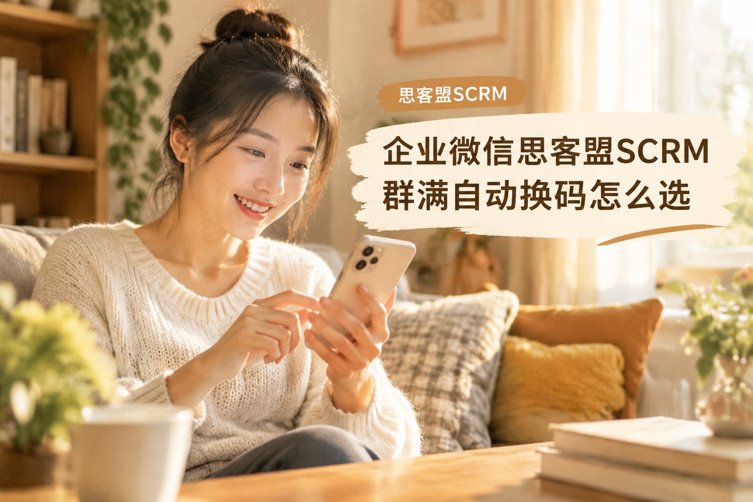企业微信思客盟SCRM群满自动换码怎么选