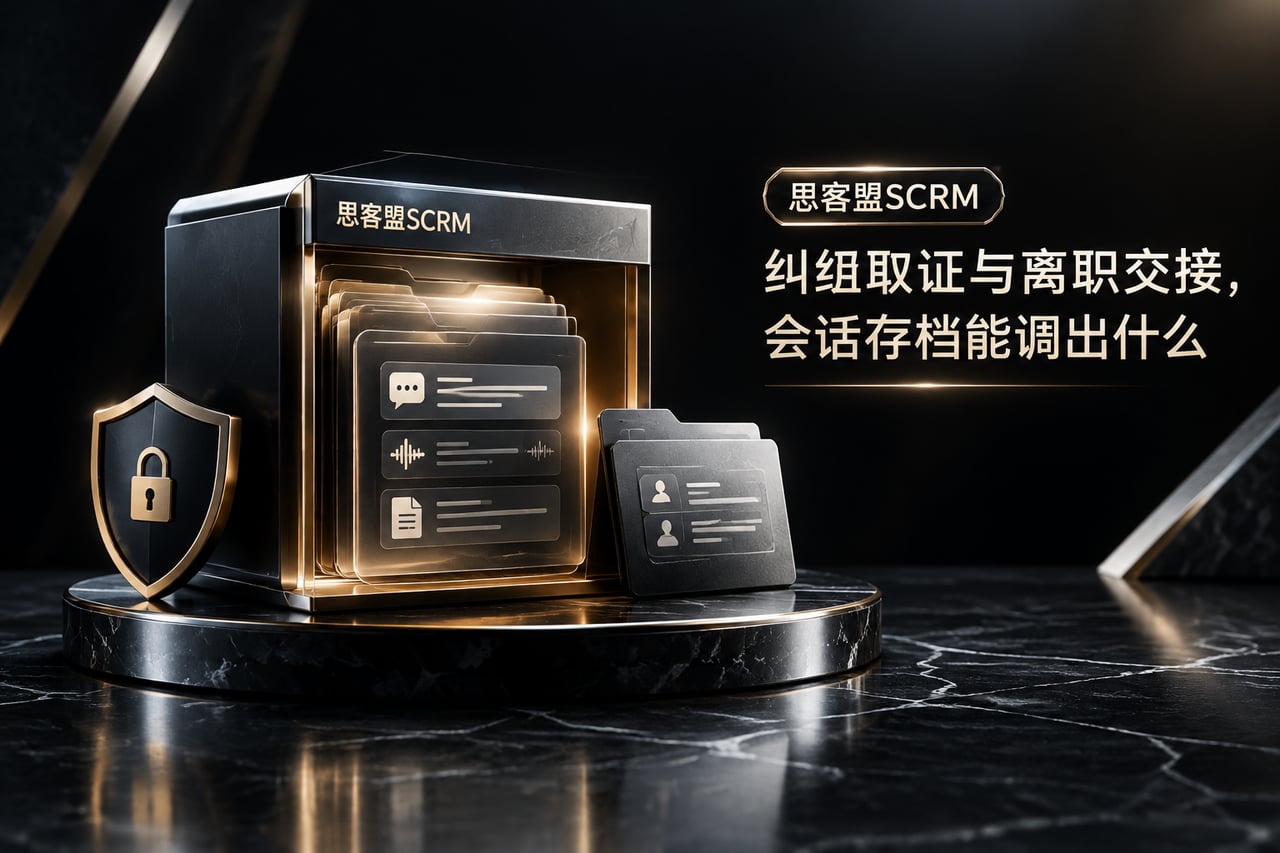 纠纷取证与离职交接，会话存档能调出什示意