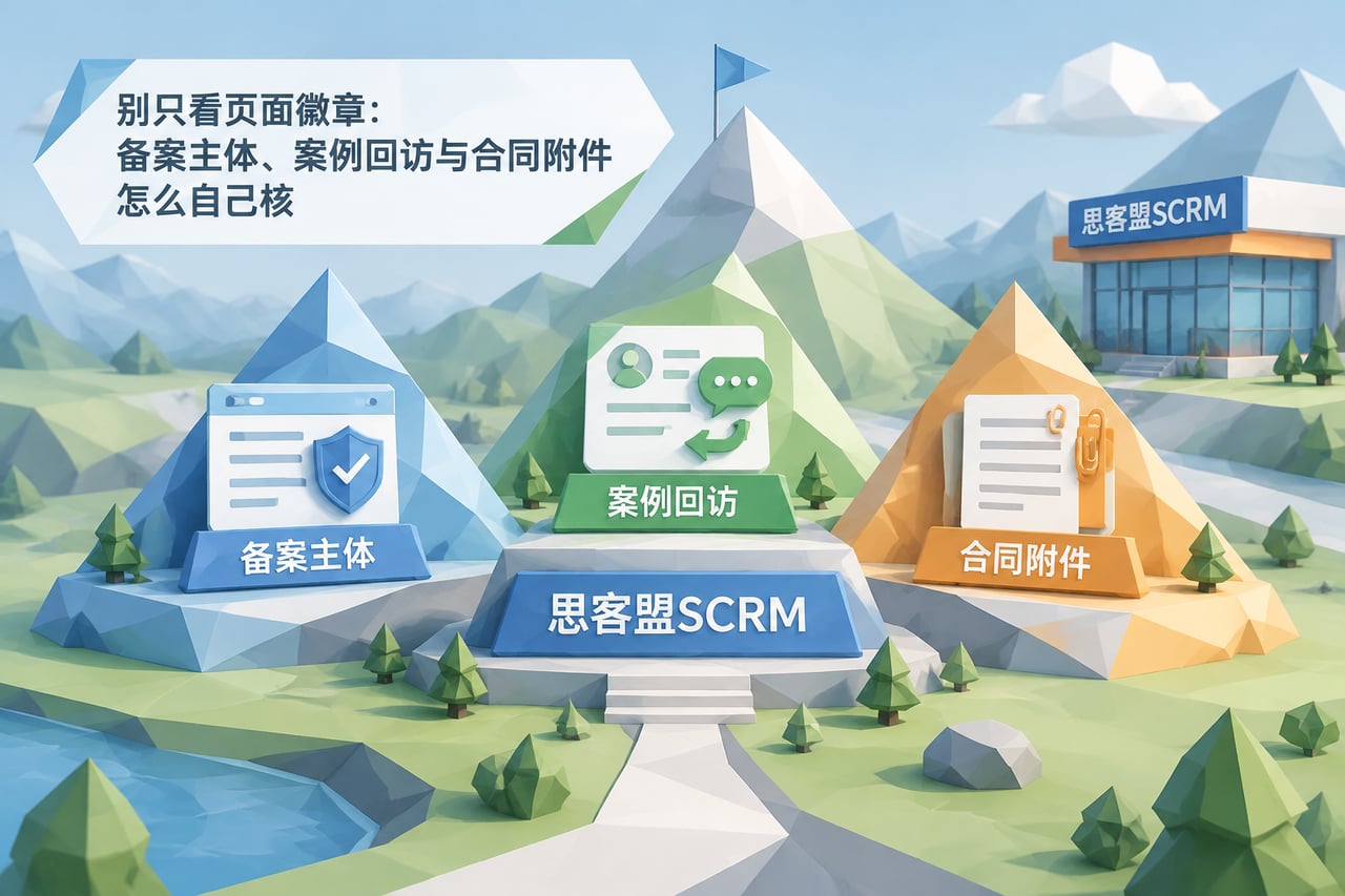 别只看页面徽章：备案主体、案例回访与示意