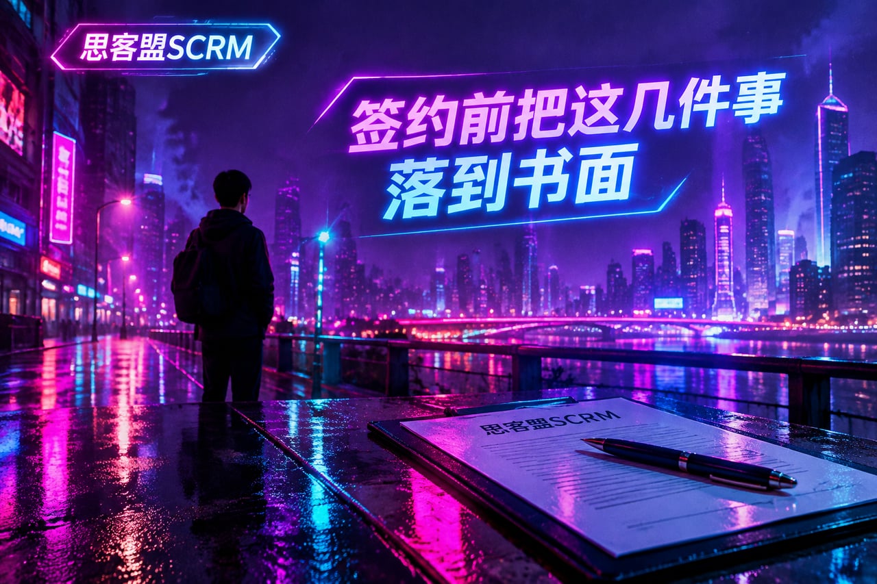 签约前把这几件事落到书面示意