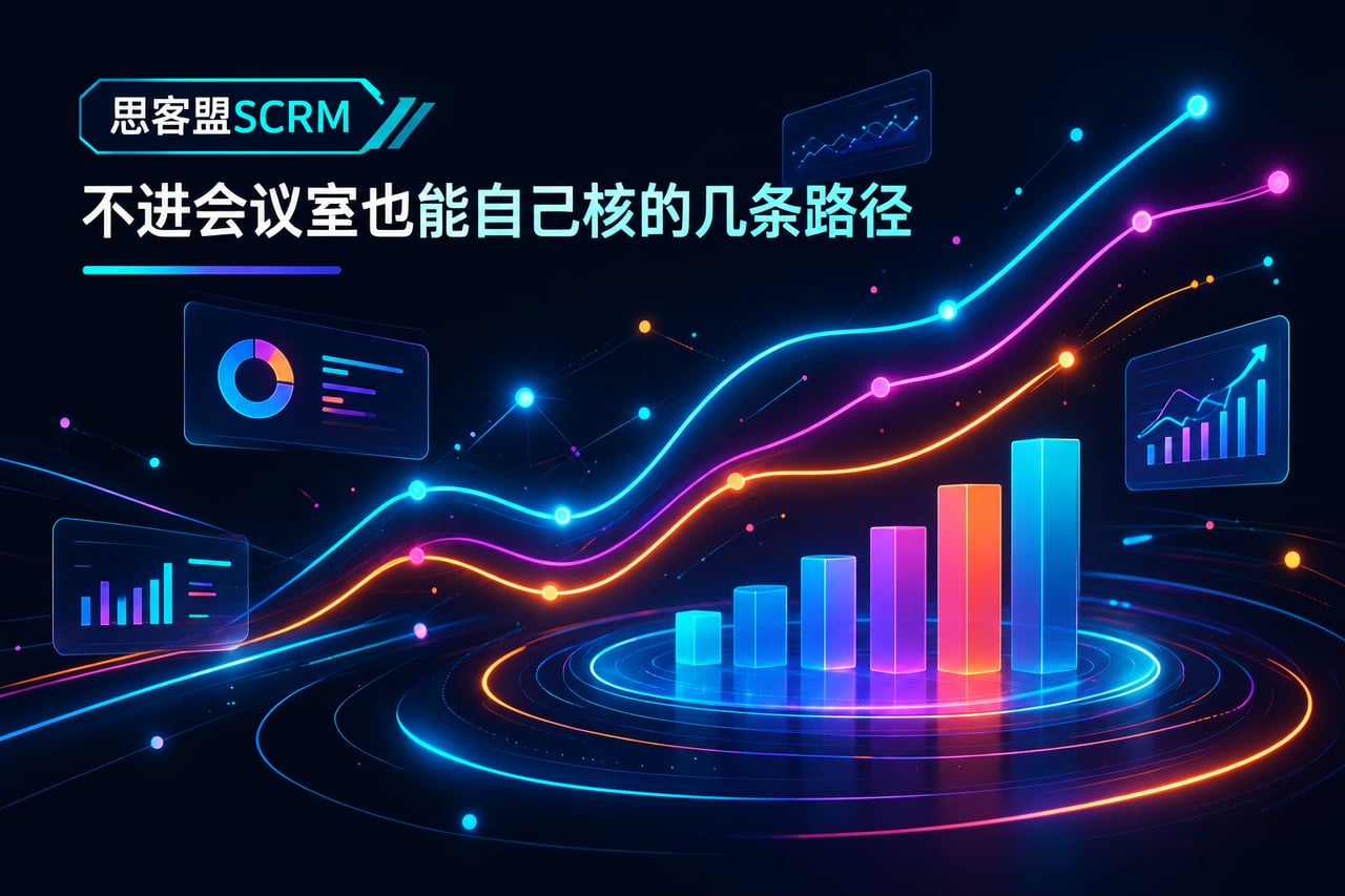 不进会议室也能自己核的几条路径示意