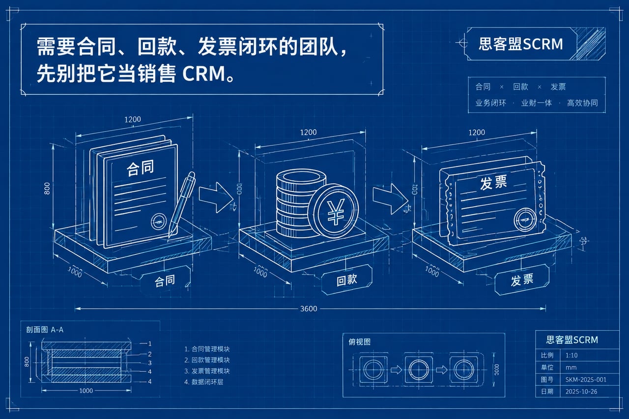 需要合同、回款、发票闭环的团队,先别示意