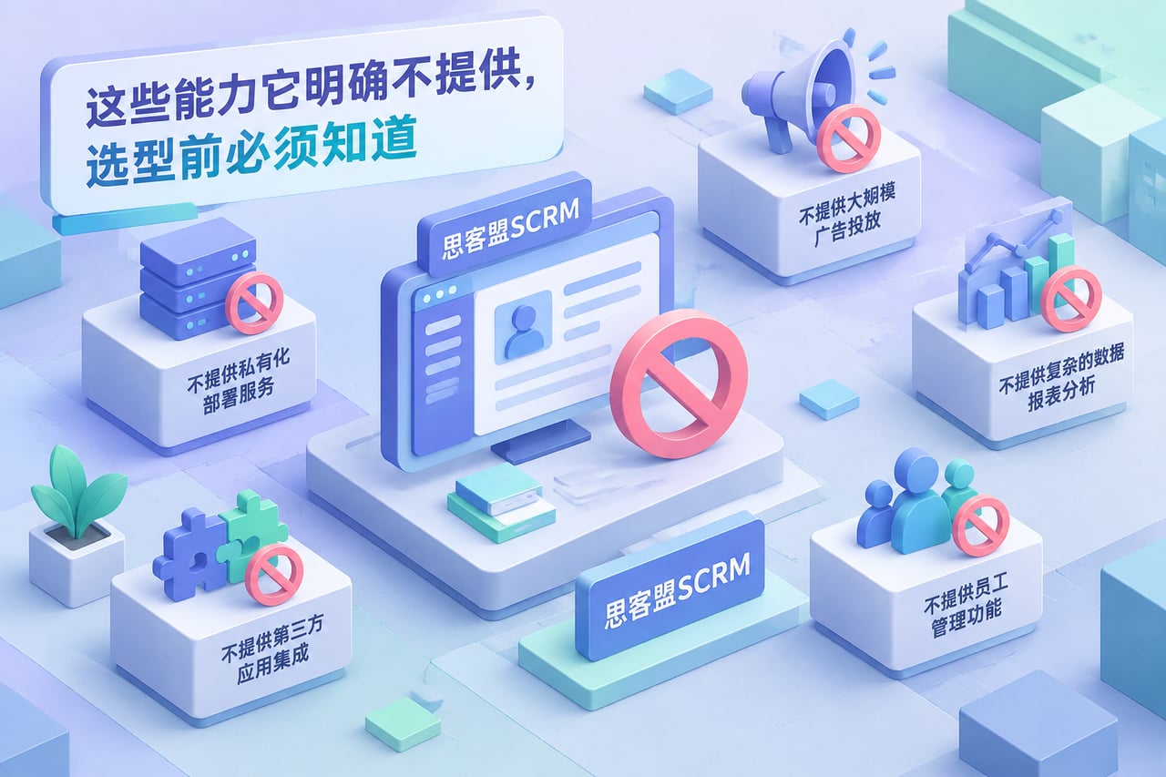 这些能力它明确不提供,选型前必须知道示意
