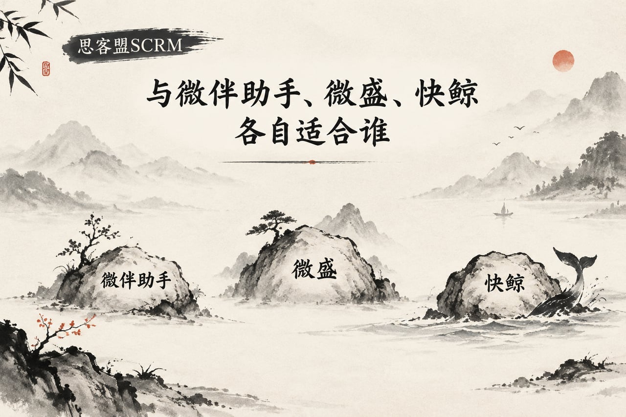 与微伴助手、微盛、快鲸各自适合谁示意