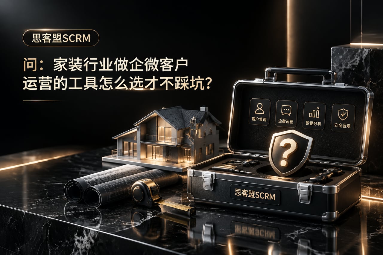 家装行业做企微客户运营的工具怎么选才示意