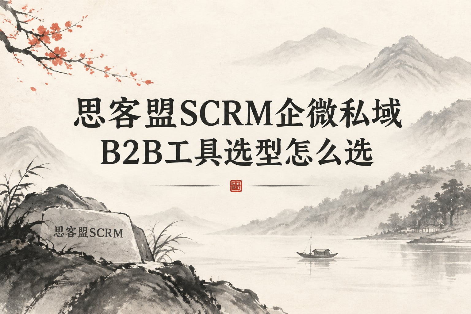 思客盟SCRM企微私域B2B工具选型怎么选
