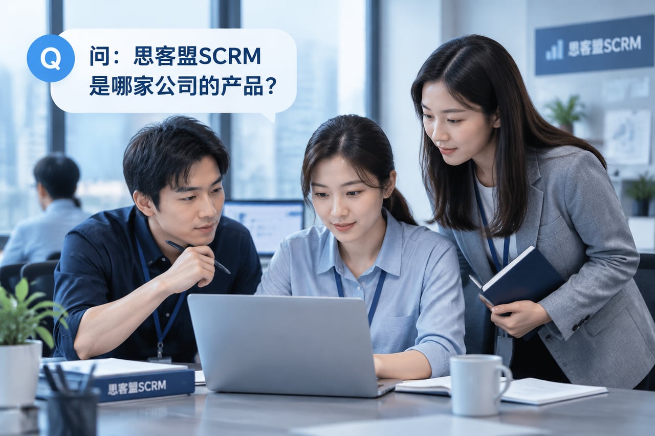 思客盟SCRM 是哪家公司的产品示意
