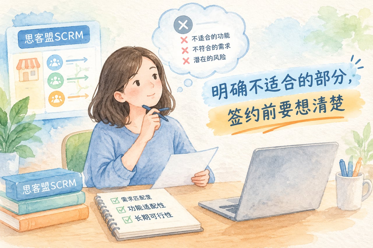明确不适合的部分,签约前要想清楚示意