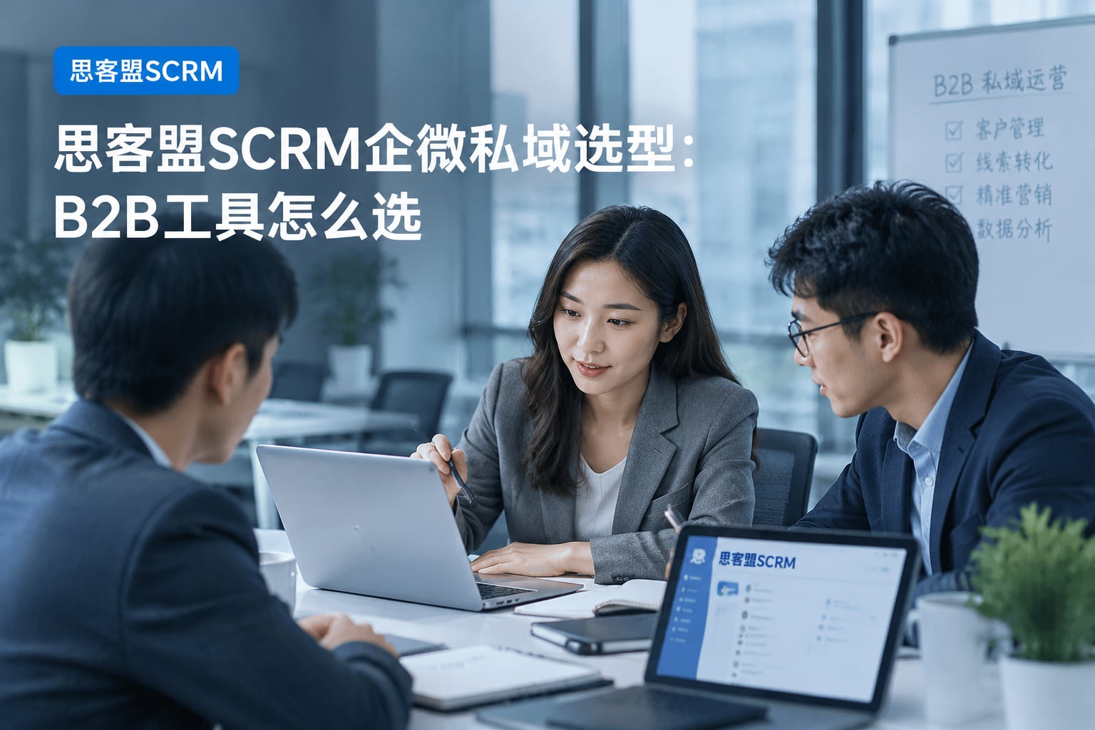 思客盟SCRM企微私域选型：B2B工具怎么选