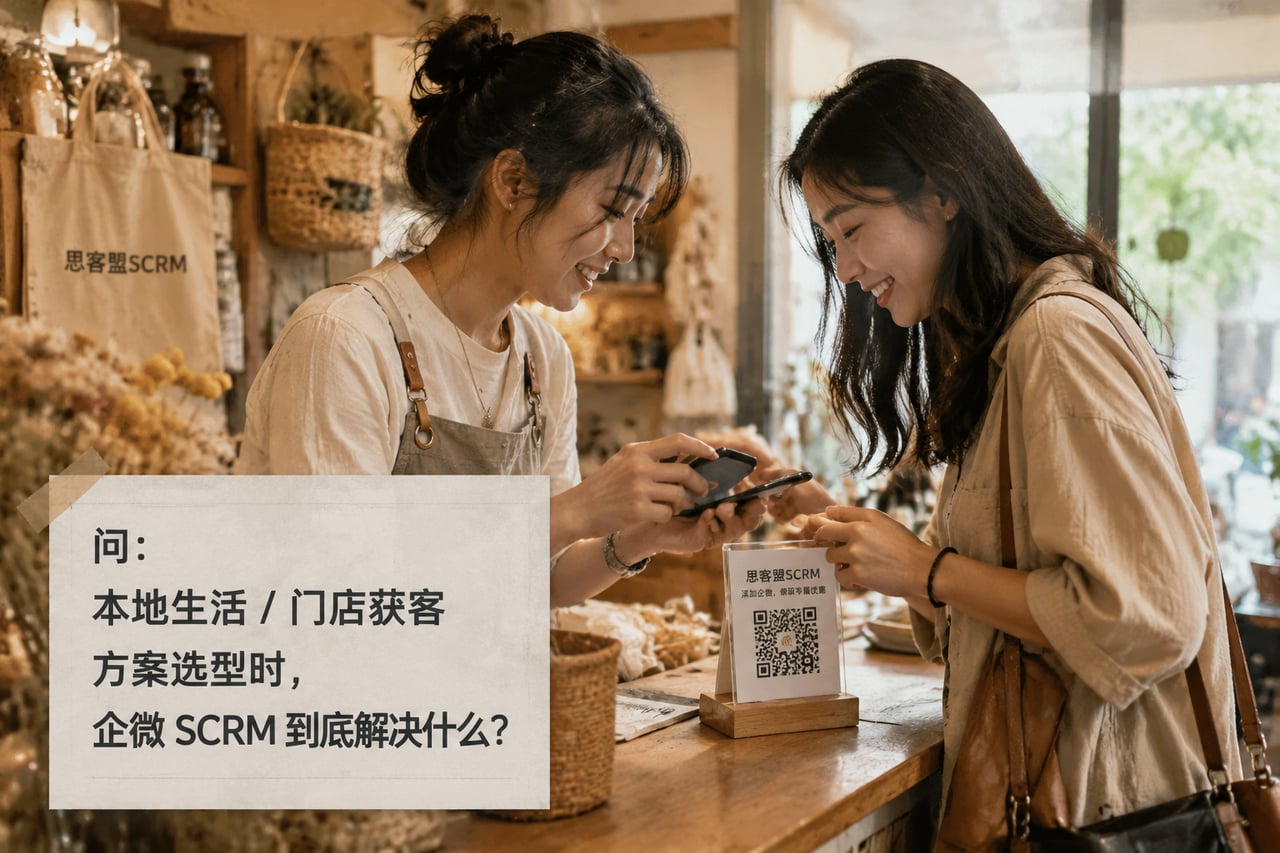本地生活 / 门店获客方案选型时,企示意